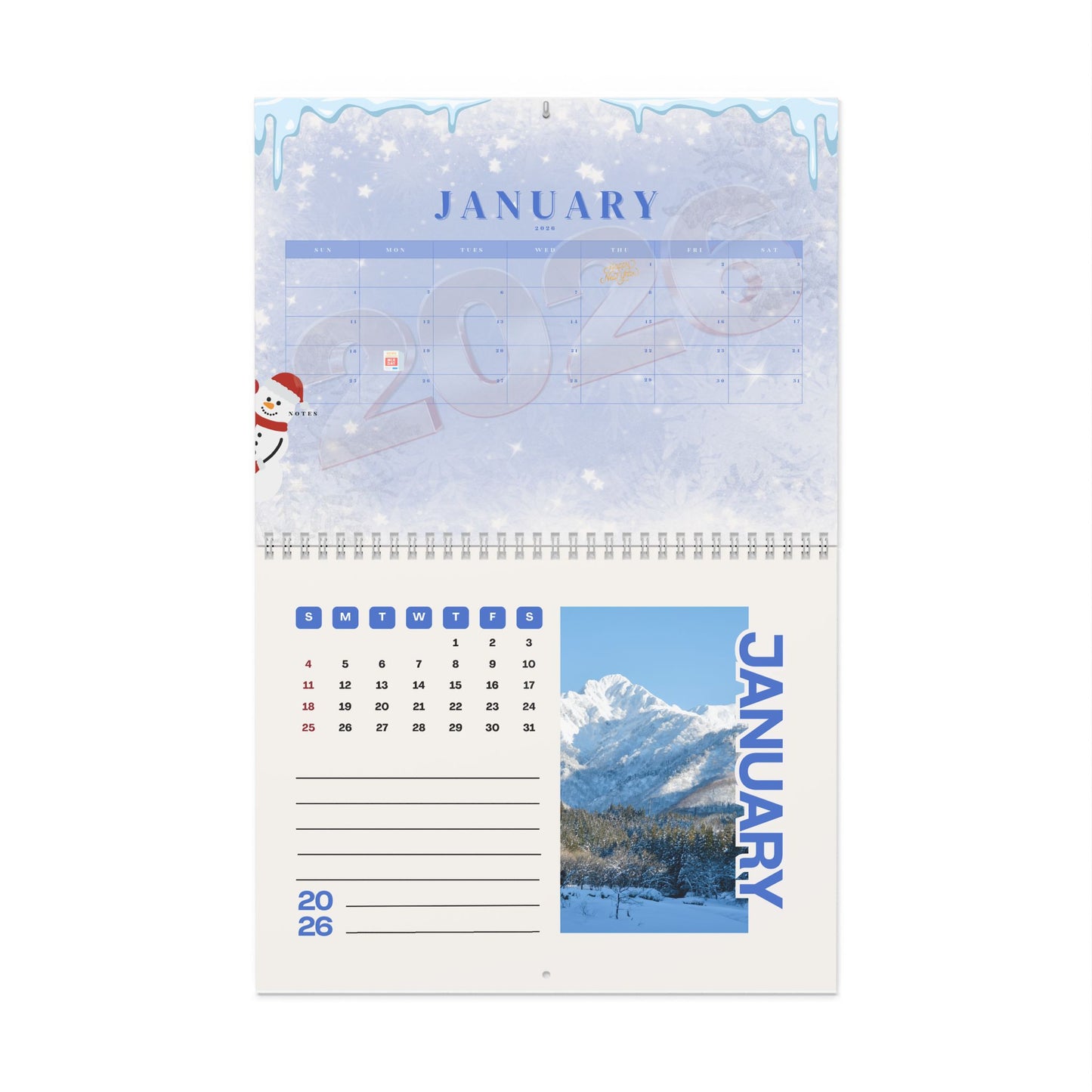 2026 Wall Calendar
