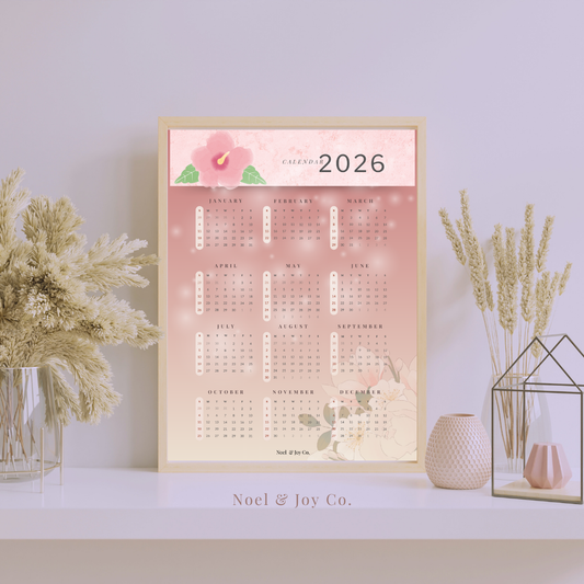 2026 Korean-inspired Digital Calendar